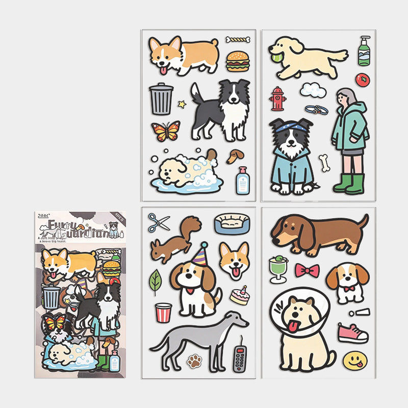 Animal Die Cut Stickers Set