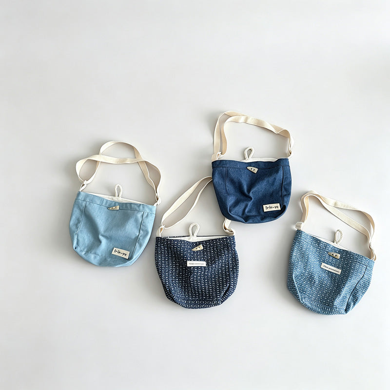 Mini Kids Denim Crossbody Bag