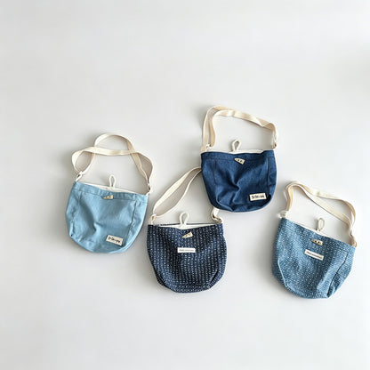 Mini Kids Denim Crossbody Bag
