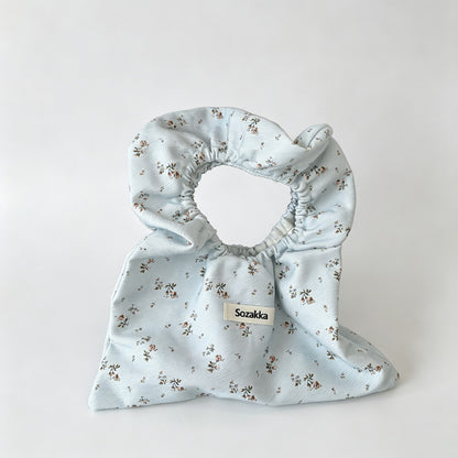 Floral Print Small Open Top Handbag
