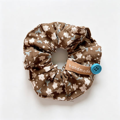 Plaid Fabric Scrunchie Hair Tie
