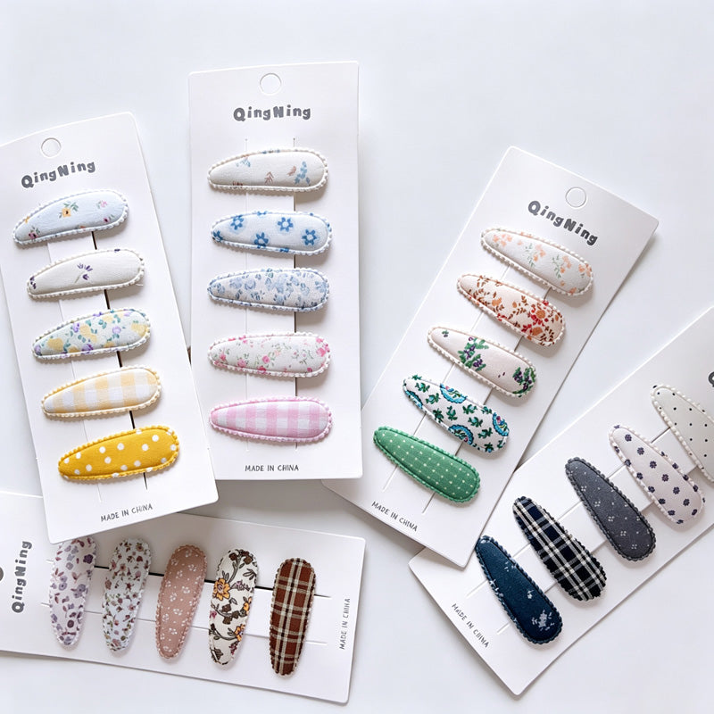 Fabric Water Drop BB Clips