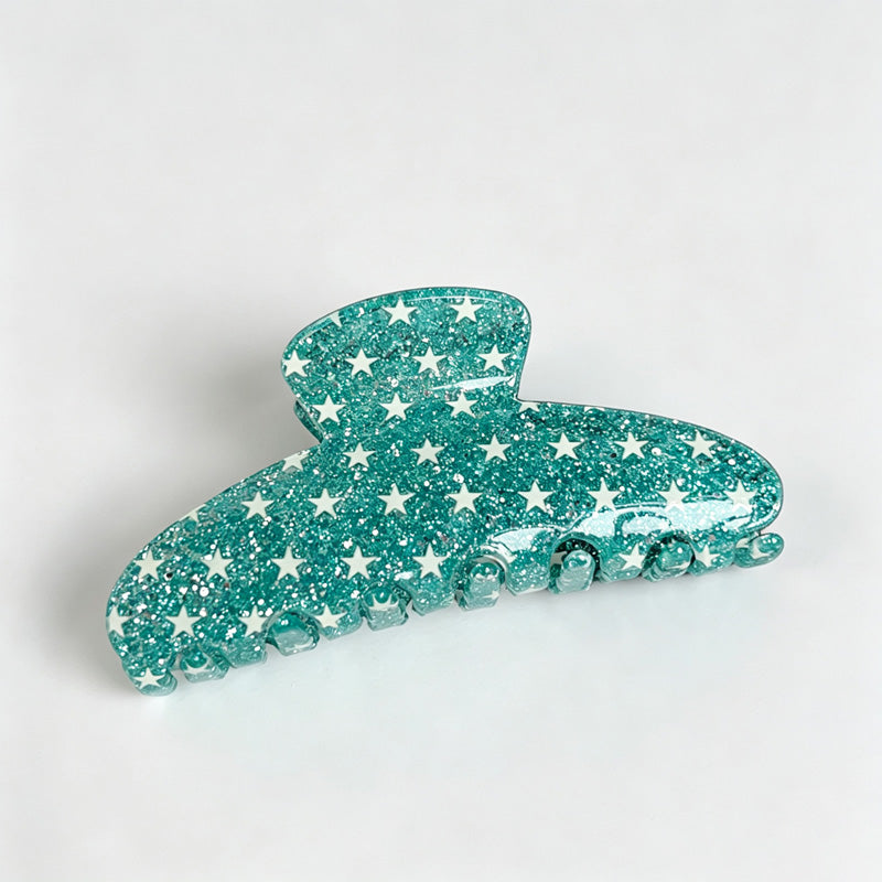 Glitter Star Claw Clip