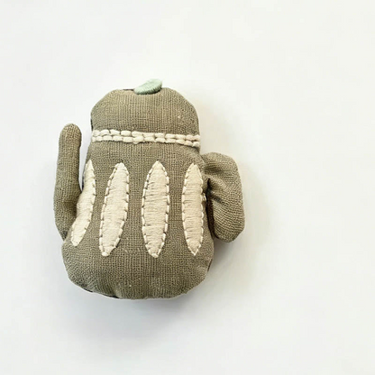 Whimsical Fabric Pin Brooch