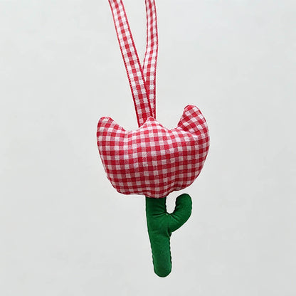 Gingham Bag Charm