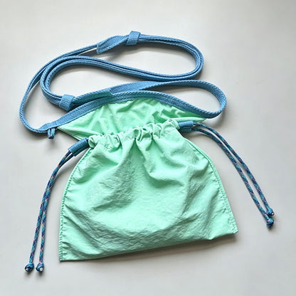 Vintage Nylon Drawstring Bucket Ring