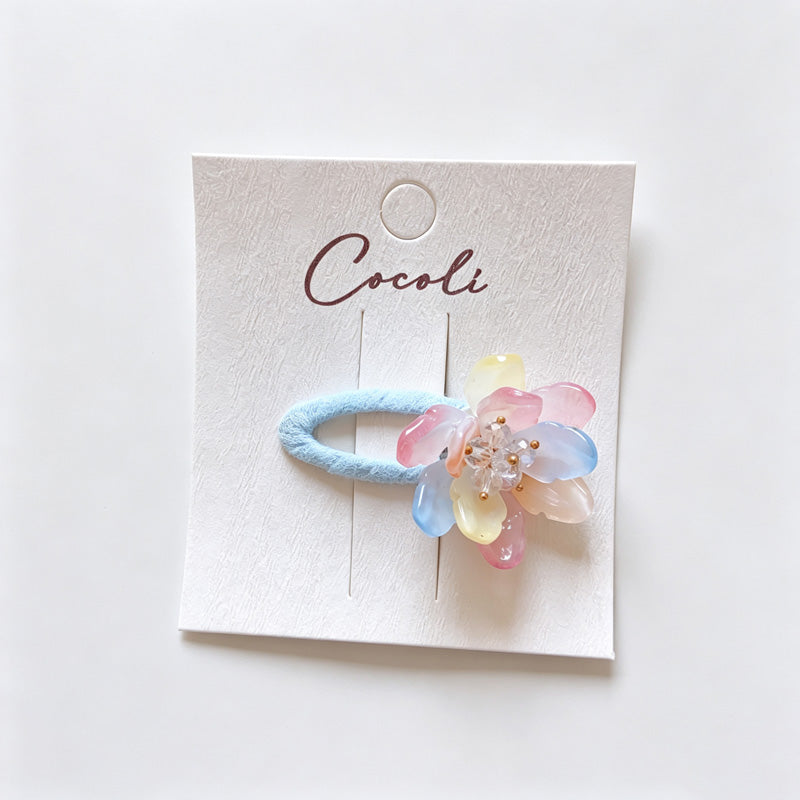 Gradient Flower Decor BB Hair Clip