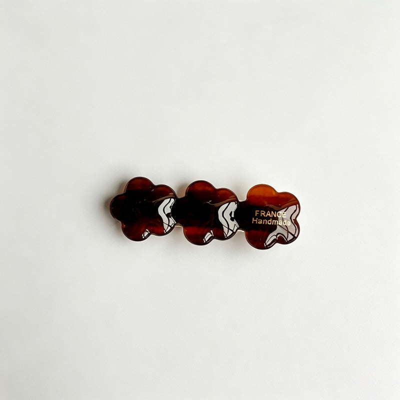 Flower‑Shape Alligator Hair Barrette