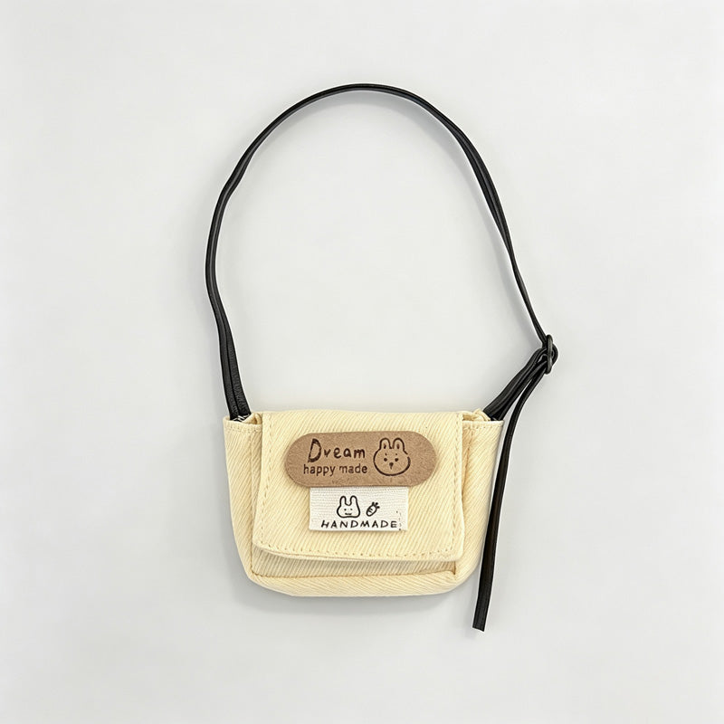 Mini Doll Canvas Crossbody Bag