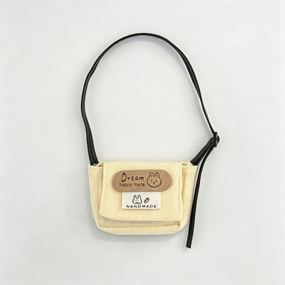Mini Doll Canvas Crossbody Bag