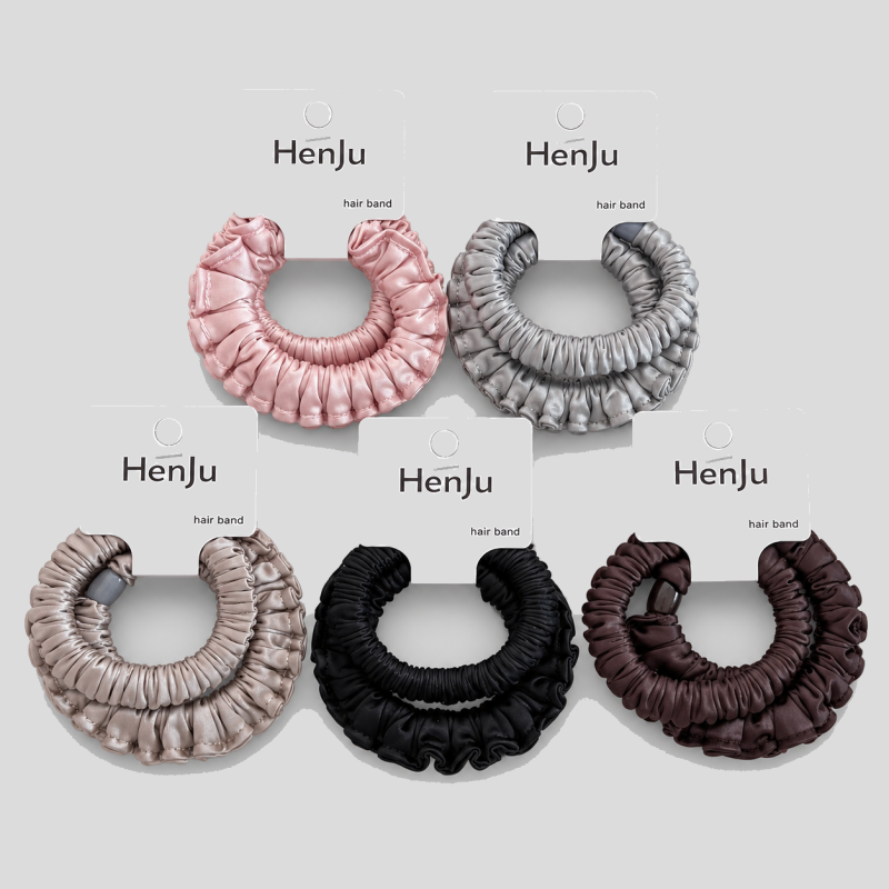 Satin Fabric Hair Ties Sets