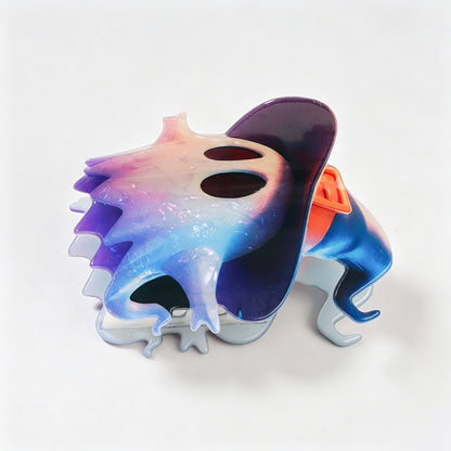 Ghost Pumpkin Hair Claw Clip