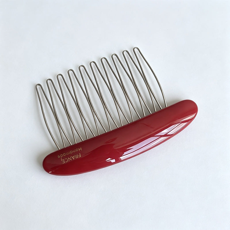 Oval Hair Insert Comb with Teeth