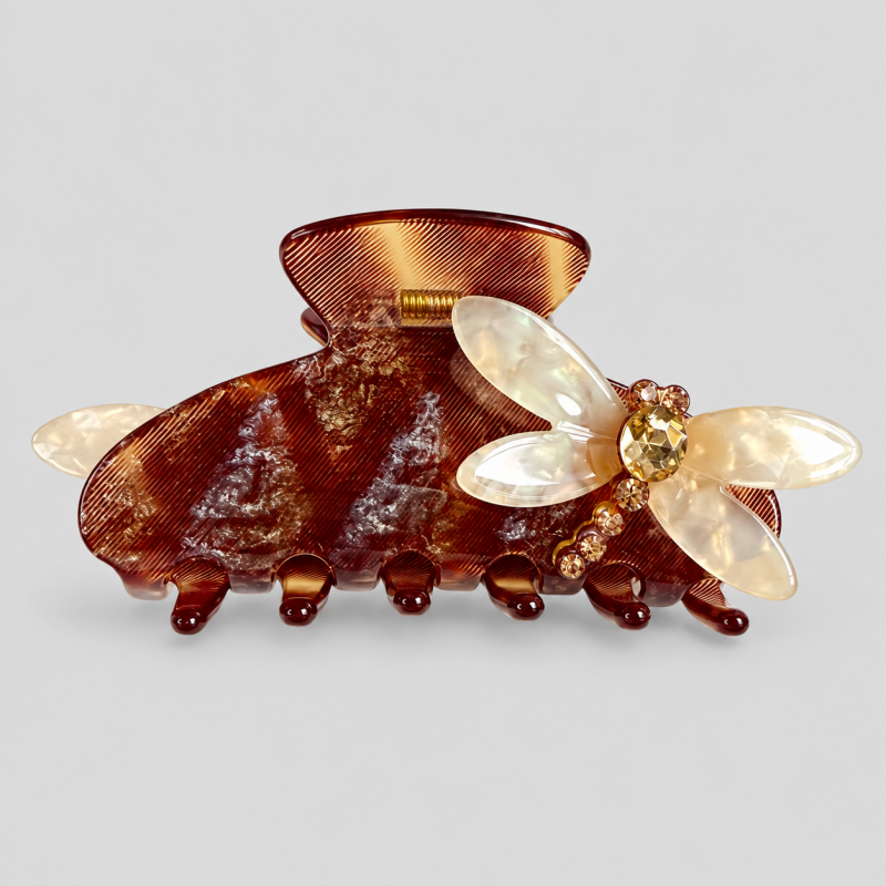 Butterfly Rhinestone Hair Clip Claw