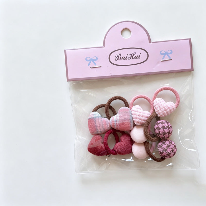 Plush Ball Elastic Hair Ties