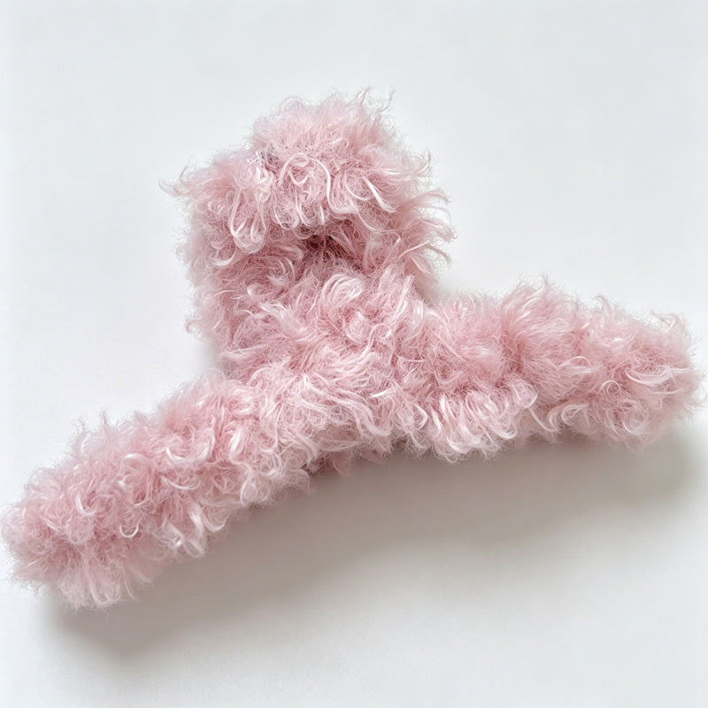 Plush Triangle Claw Clip