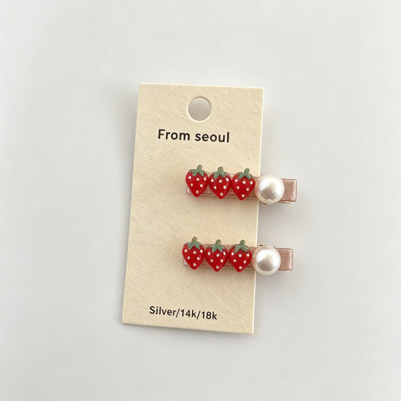 Fruit Shape Duckbill Hair Clips