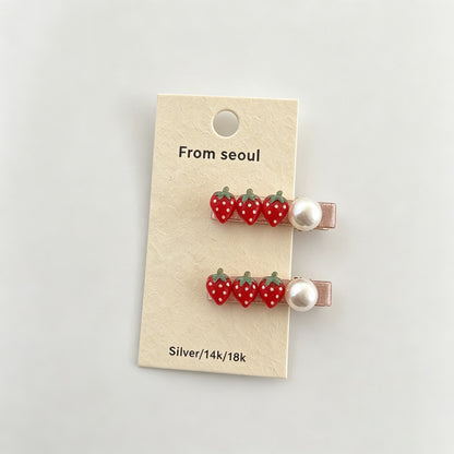 Fruit Shape Duckbill Hair Clips