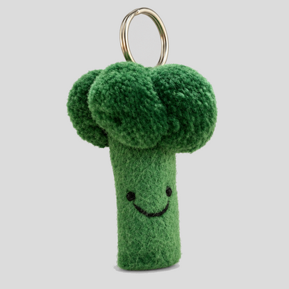 Vegetable Smiling Face Keychains