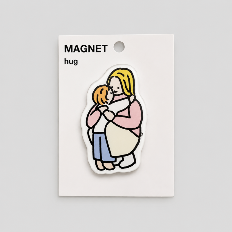 Family Pattern Acrylic Fridge Magnet