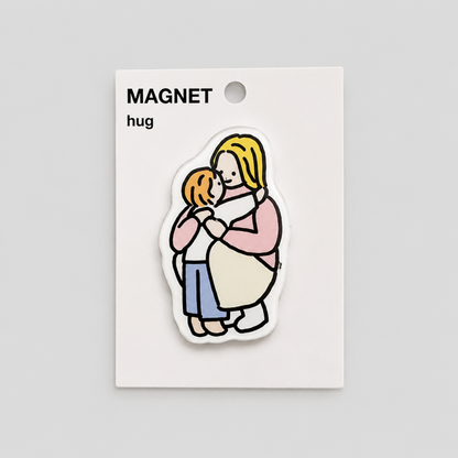 Family Pattern Acrylic Fridge Magnet
