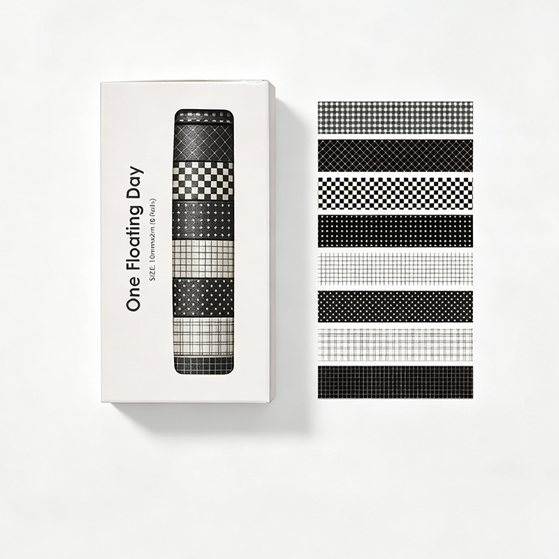 Plaid Grid Washi Tape Set