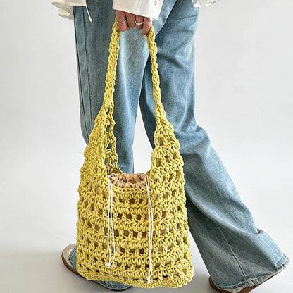 Woven Straw Tote Fashion Bag