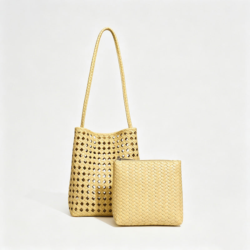 Hollow Woven Shoulder Bag