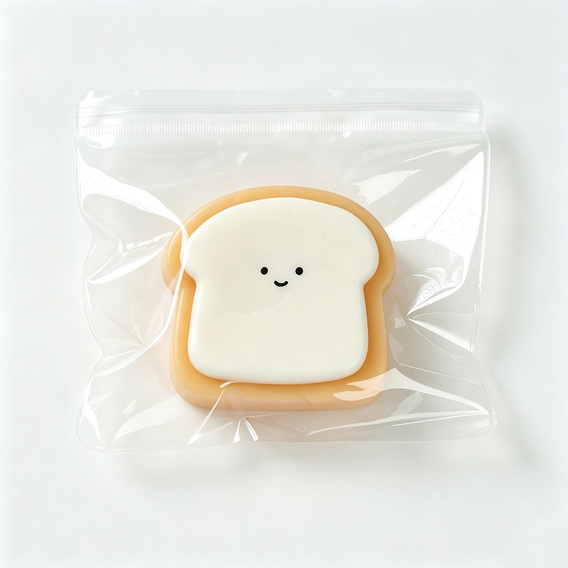 Toast Shape Squeeze Toy