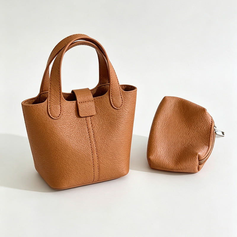 Two Piece Bucket Handle Bag