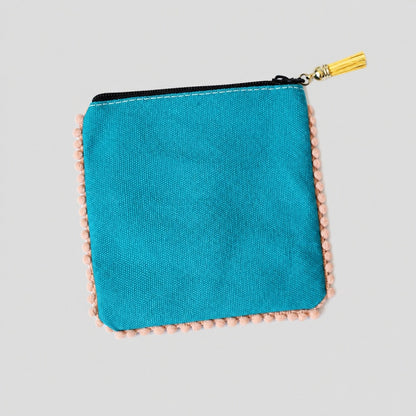 Tassel Edge Coin Pouch