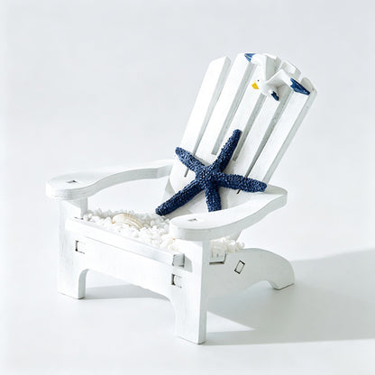 Wooden Beach Chair Figurine