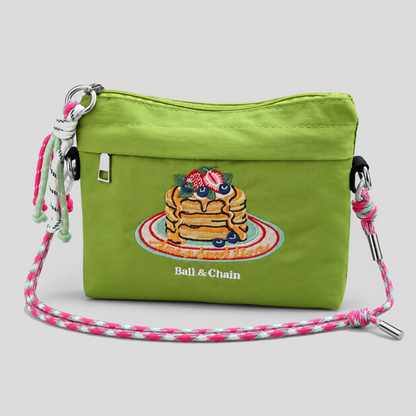 Embroidered Mini Square Phone Crossbody Bags