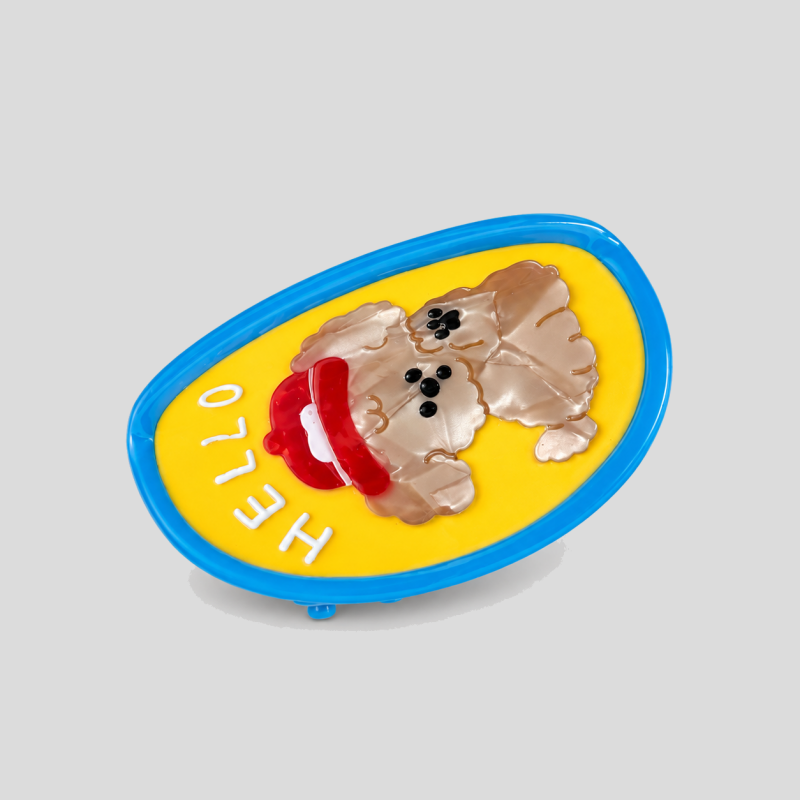 Animal Graphic Acetate Hair Claw