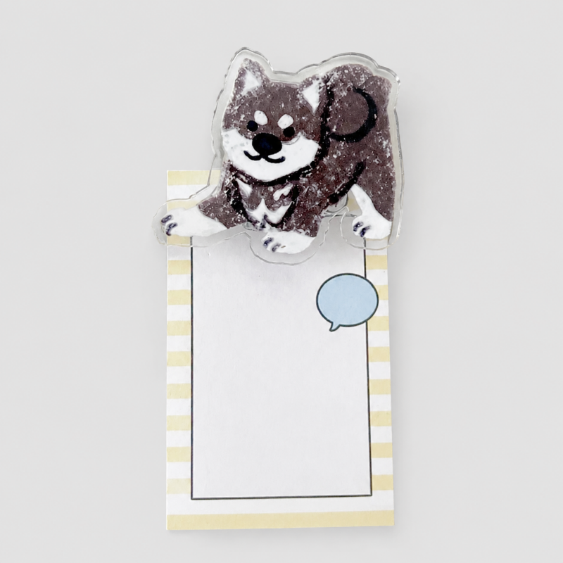Transparent Dog Pattern Holding Clip
