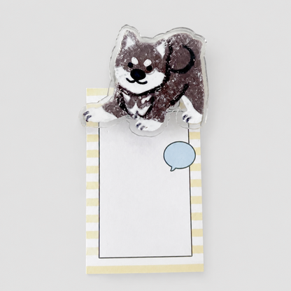Transparent Dog Pattern Holding Clip