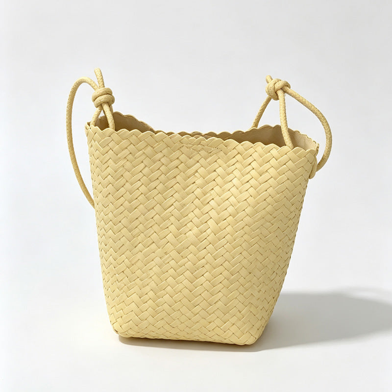 Woven Tapered Crossbody Bag