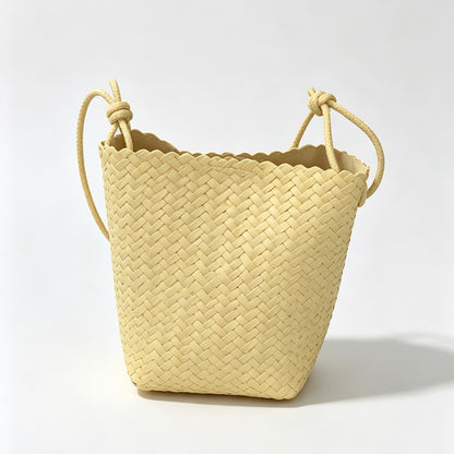 Woven Tapered Crossbody Bag