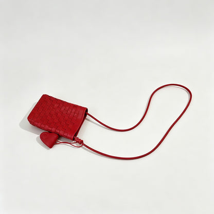Woven Phone Crossbody Pouch