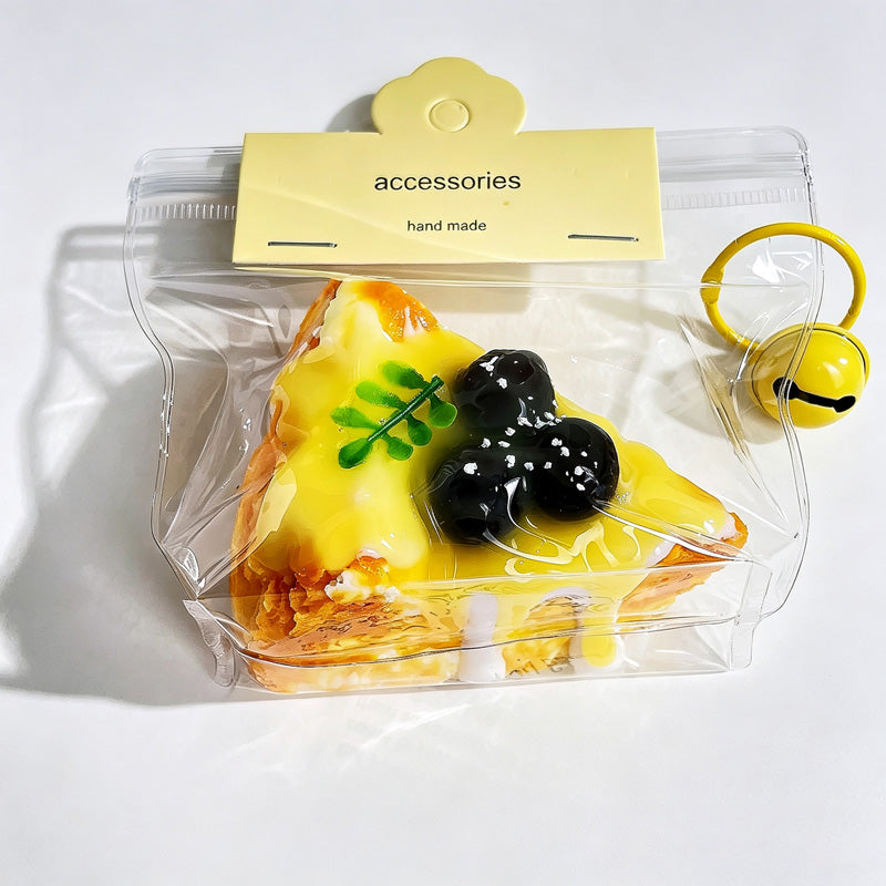 Basque Cake Shape Squish Toy
