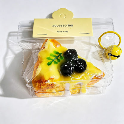 Basque Cake Shape Squish Toy