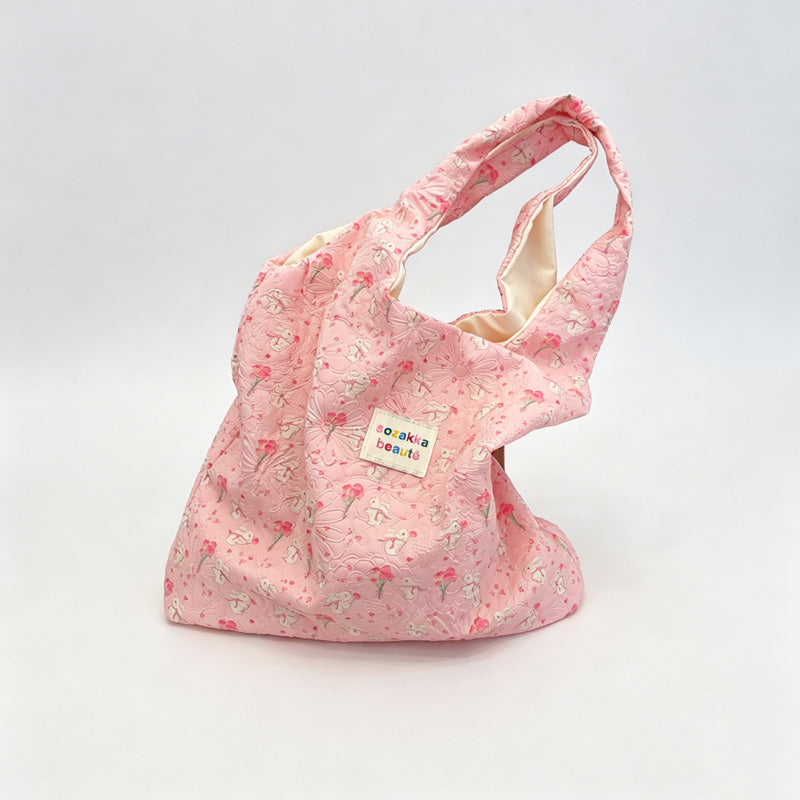 Animal Print Shoulder Tote Bag