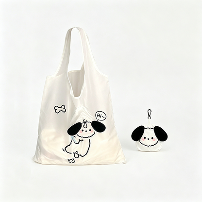 Puppy Foldable Shopping Bag