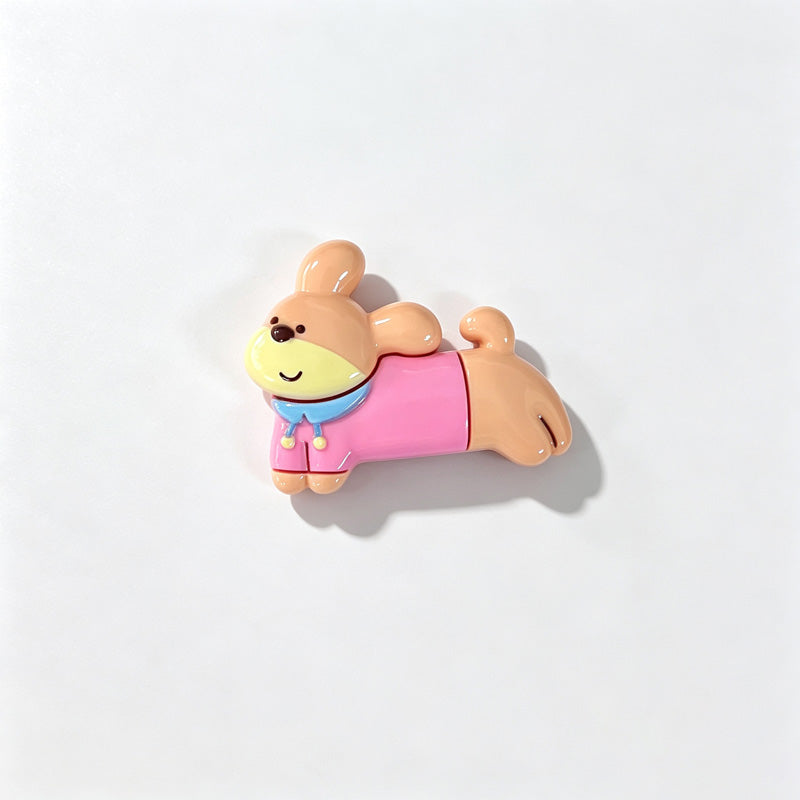Dog Shaped Resin Fridge Magnet