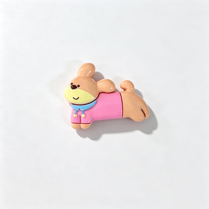 Dog Shaped Resin Fridge Magnet
