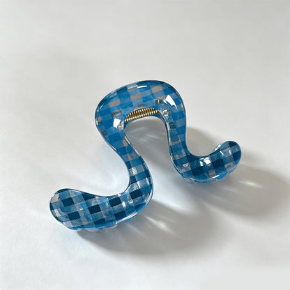 Plaid Claw Clip