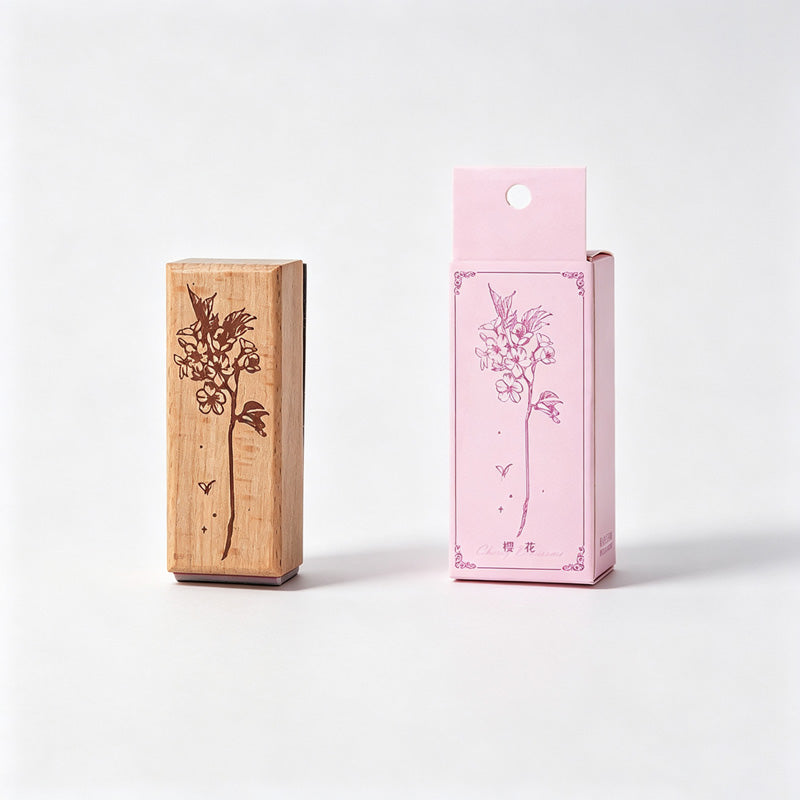 Botanical Wood Stamp Collection