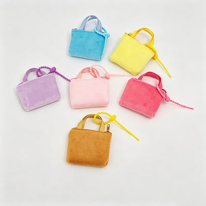 Mini Solid Color Earphone Zipper Pouch