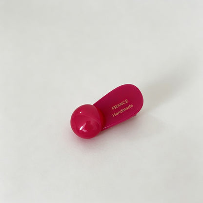Round Bead Acetate Mini Hair Clip