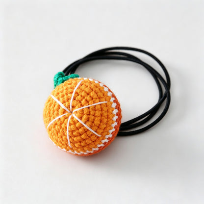 Crochet Fruit Hair Ties